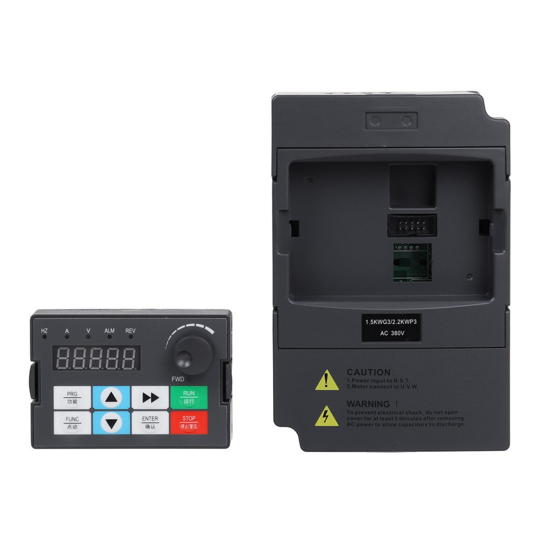 3HP 0.75kw/1.5kw/2.2kw Variable Frequency Drive Inverter VFD 3 Phase To ...