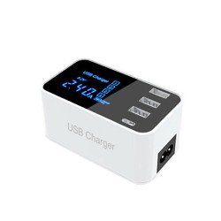 3USB Port USB Charger Type C LCD Display Charger 100-240V Charging Station 3USB Port USB Charger Type C LCD Display Charger 100-240V Charging Station