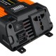 6000Peak 500W Car Power Inverter DC 12V to AC 110V/220V Dual USB Port Voltage Converter