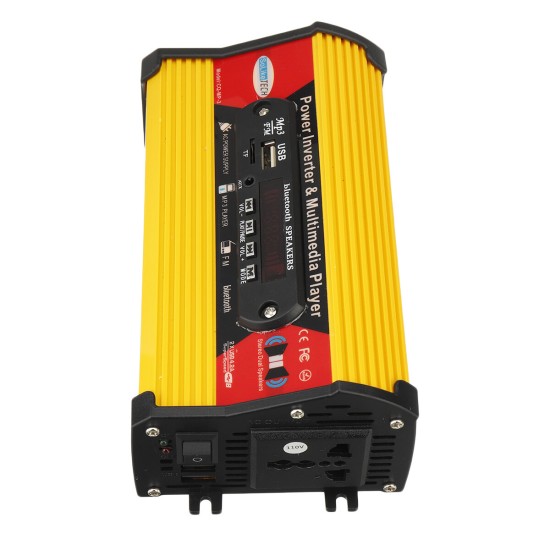 600W Car Power Inverter Modified Sine Wave Solar Inverter Power Inverter & MP3 Multimedia Player