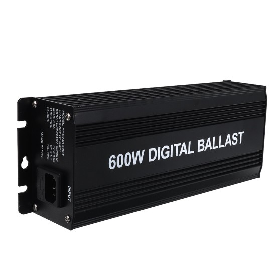 600W Horticulture Electronic Dimmable Digital Grow Light Ballast MH HPS