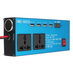 Car Power Inverter DC 12V/24V to AC 220V Voltage Converter USB Charger Auto Inversor Car Power Inverter DC 12V/24V to AC 220V Voltage Converter USB Charger Auto Inversor