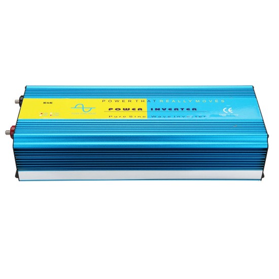 DC 12V/24V to AC 110V/220V 4000W Pure Sine Wave Power Inverter LCD Display