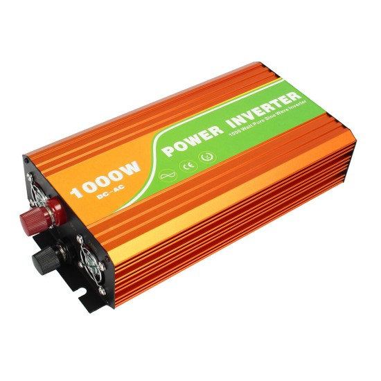 JN-H 1000W DC 12V to AC 110V-220V Power Inverter Pure Sine Wave Converter