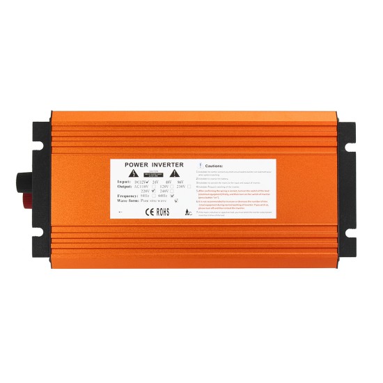 JN-H 1000W DC 12V to AC 110V-220V Power Inverter Pure Sine Wave Converter