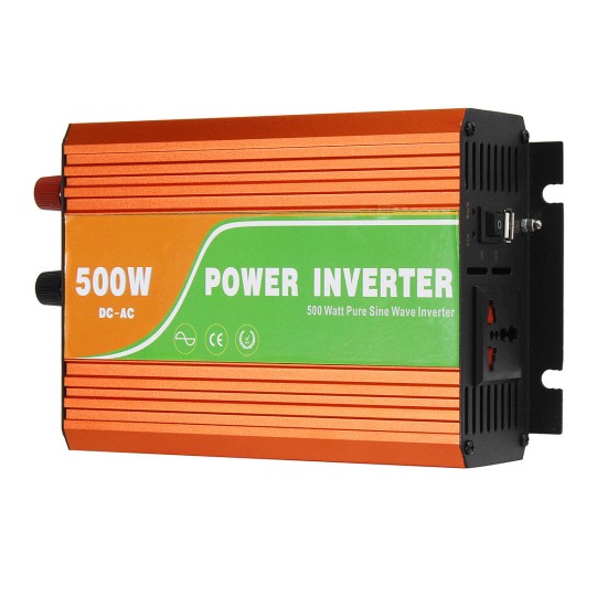 JN-H 500W 60Hz DC 12V to AC 110V/220V Power Inverter Pure Sine Wave Converter