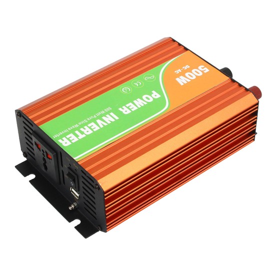 JN-H 500W 60Hz DC 12V to AC 110V/220V Power Inverter Pure Sine Wave Converter