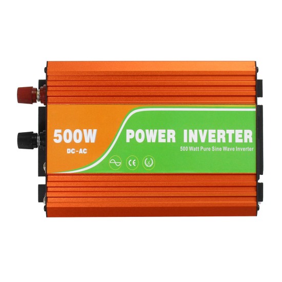 JN-H 500W 60Hz DC 12V to AC 110V/220V Power Inverter Pure Sine Wave Converter