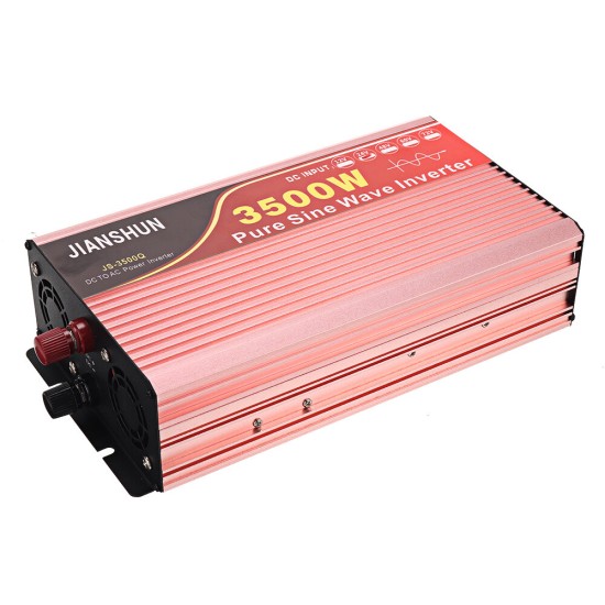 Intelligent Screen Solar Pure Sine Wave Power Inverter 1600W/2200W/3000W/4000W DC 12V/24V/48V/60V To AC 110V 120V Converter