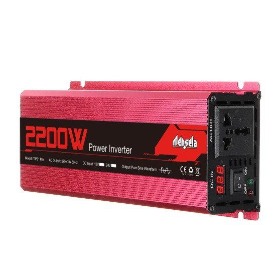 IT-PS1 Pro 220V 50HZ Intelligent Screen Solar Pure Sine Wave Power Inverter 2200W/3000W/4000W/5000W/6000W/7000W DC 50HZ 12V/24V To AC 220V Converter