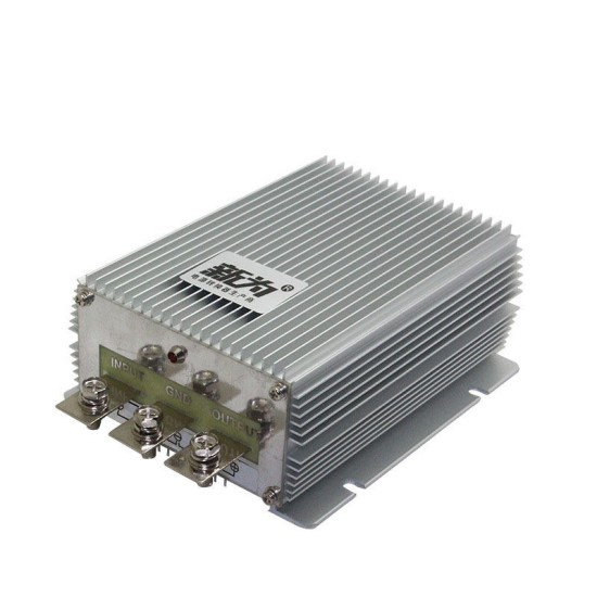 DC 24V to DC 12V 720W 60A Power Converter DC Buck Module Aluminum Inverter Non-isolated IP68