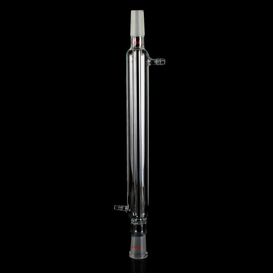 300mm 24/40 Glass Straight Liebig Condenser West Condenser Lab Distillation Glassware