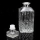 800ml Diamond Glass Bottle Vintage Glass Liquor Whiskey Crystal Bottle Drink Decanter Carafe Bar