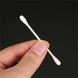 100x Cotton Swabs Swab Applicator Q-Tips Double Head Wooden Stick Cleaning Tools 100x Cotton Swabs Swab Applicator Q-Tips Double Head Wooden Stick Cleaning Tools