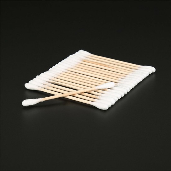 100x Cotton Swabs Swab Applicator Q-Tips Double Head Wooden Stick Cleaning Tools