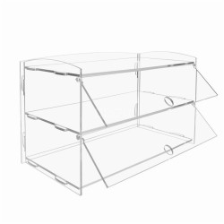 2 Layer Acrylic Bakery Pastry Display Box Case Cabinet Cakes Donuts Cupcakes Stand 2 Layer Acrylic Bakery Pastry Display Box Case Cabinet Cakes Donuts Cupcakes Stand