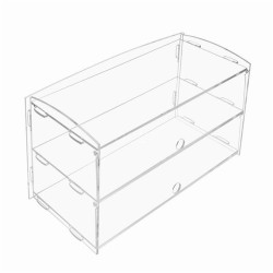 2 Layer Acrylic Bakery Pastry Display Box Case Cabinet Cakes Donuts Cupcakes Stand 2 Layer Acrylic Bakery Pastry Display Box Case Cabinet Cakes Donuts Cupcakes Stand