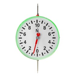 2Pcs/Set 5N Plastic Round Spring Balance Scale Circular Disc Dynamometer Forcemeter Tester