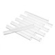 10Pcs 100mm OD 12mm 3mm Thick Wall Borosilicate Glass Blowing Tube