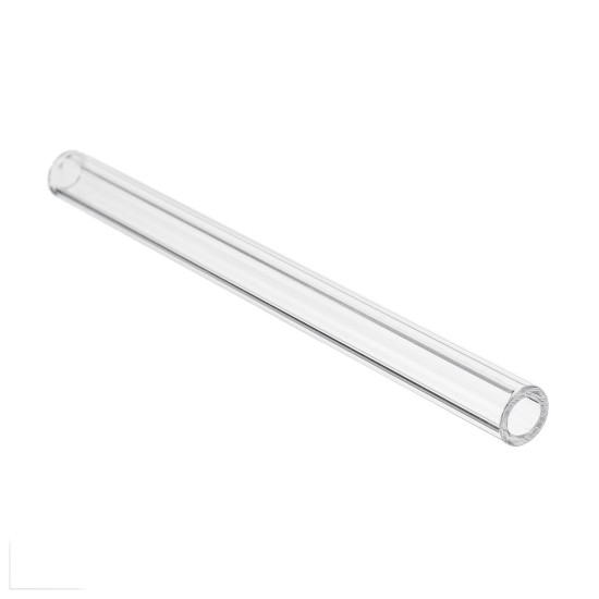 10Pcs 100mm OD 8mm 1.5mm Thick Wall Borosilicate Glass Blowing Tube