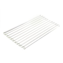 10Pcs 200mm Thick Wall Borosilicate Glass Tube Blowing Tubing Lab Glassware 10Pcs 200mm Thick Wall Borosilicate Glass Tube Blowing Tubing Lab Glassware