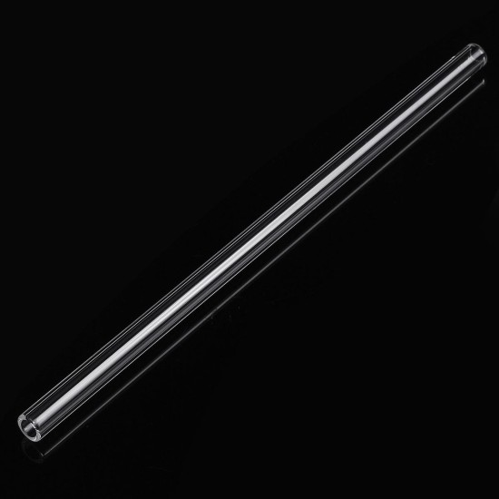 10Pcs 200x7x2mm Length 200mm OD 7mm 2mm Thick Wall Borosilicate Glass Blowing Tube Lab Factory School Home Tubes