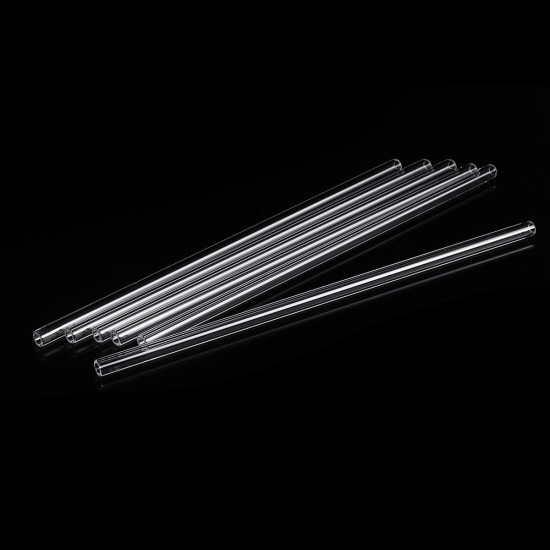 10Pcs 300mm OD 10mm 2.2mm Thick Wall Borosilicate Glass Blowing Tube Lab Tubing