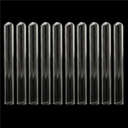 10pcs 12x100mm Lab Chemistry Glassware Borosilicate Glass Teaching Tubes 10pcs 12x100mm Lab Chemistry Glassware Borosilicate Glass Teaching Tubes