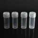 20Pcs 5ml Chemistry Plastic Test Tube Vials with Seal Caps Pack Container