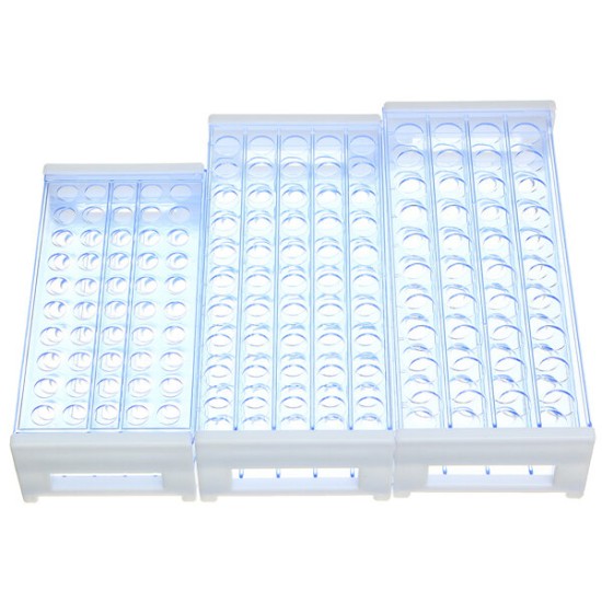 40/50 Holes Vents Plastic Centrifugal Deck Test Tube Rack Holder Laboratory