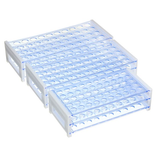 40/50 Holes Vents Plastic Centrifugal Deck Test Tube Rack Holder Laboratory