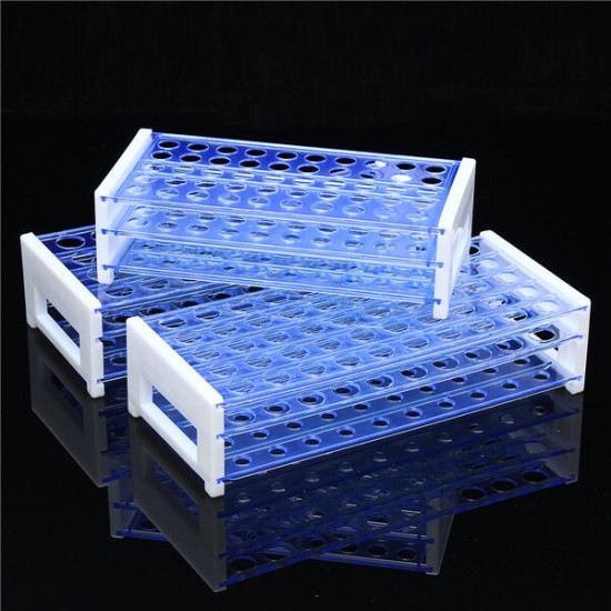 40/50 Holes Vents Plastic Centrifugal Deck Test Tube Rack Holder Laboratory