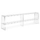 50ml*12-Holes Plexiglass Organic Glass Test Colorimetric Single Row Tube Rack Holder