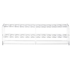 50ml*12-Holes Plexiglass Organic Glass Test Colorimetric Single Row Tube Rack Holder 50ml*12-Holes Plexiglass Organic Glass Test Colorimetric Single Row Tube Rack Holder