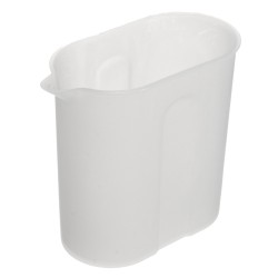 1x150ML Science Clear White Plastic Liquid Measuring Cup Beaker For Lab Test Labware Scientific Research Students Teaching Tools 1x150ML Science Clear White Plastic Liquid Measuring Cup Beaker For Lab Test Labware Scientific Research Students Teaching Tools