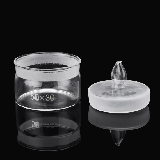 3 Sizes Weighing Bottle Weighing Ground Glass Low Form Volumetric Flask Closed Bottom