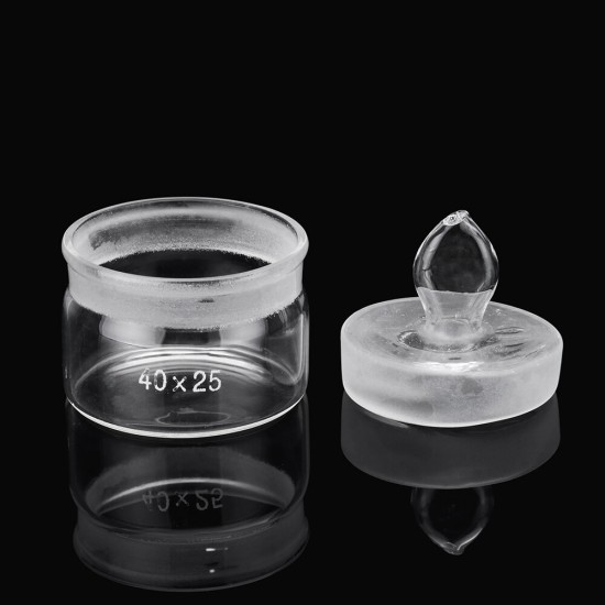 3 Sizes Weighing Bottle Weighing Ground Glass Low Form Volumetric Flask Closed Bottom