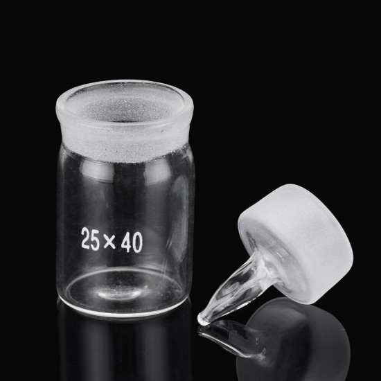 3 Sizes Weighing Bottle Weighing Ground Glass Low Form Volumetric Flask Closed Bottom