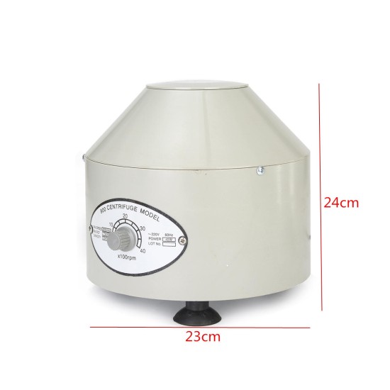 Electric Centrifuge Machine Adjustable Speed with Rotate Button for Lab 110V/220V