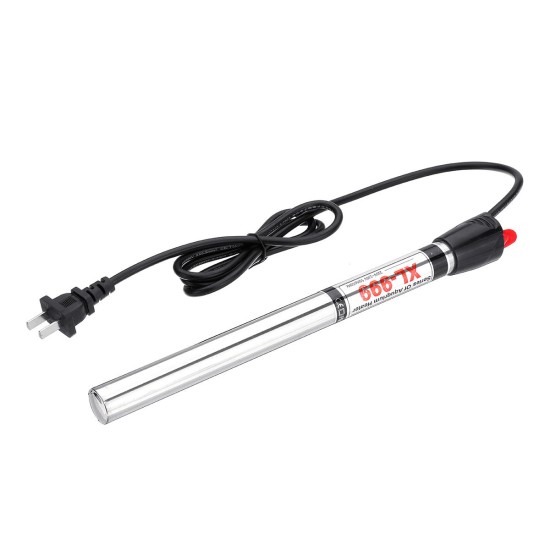 100W/200W Submersible Stainless Steel Water Heater Rod Aquarium Fish Tank 220V