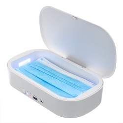 253.7nm UV Sterilizer Box USB Jewelry Watch Mobile Phone Cleaner Ultraviolet Germicidal Sterilization Disinfection Cabinet Universal Cleaning Box 253.7nm UV Sterilizer Box USB Jewelry Watch Mobile Phone Cleaner Ultraviolet Germicidal Sterilization Disinfection Cabinet Universal Cleaning Box