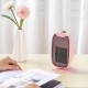 500W Mini Electric Ceramic Heater Portable Silent Home Office Heating Fan Winter Warmer