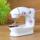 Portable Sewing Machine Mini With Lamp Thread Cutter Extension Table Electric Sewing Machines DIY Embroidery Machine