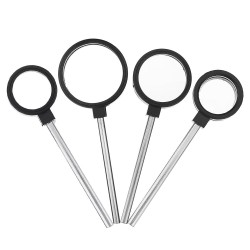 3/4/5cm Hand-held Convex/Concave Lens Glass Magnifier Optical Seat Accessories 3/4/5cm Hand-held Convex/Concave Lens Glass Magnifier Optical Seat Accessories