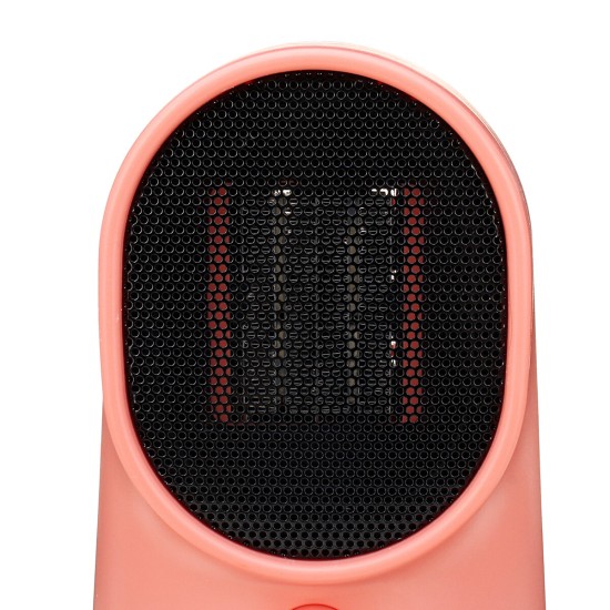 500W Portable Electric Space Heater Desktop Heating Fan Handy Air Warmer Home Office