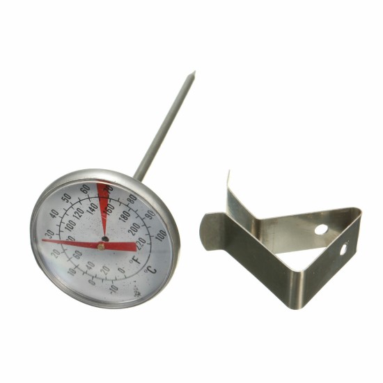 Clip On Metal Dial Food Thermometer Gauge -10-100℃ For Candle/ Soap/ Jam Making DIY Tools Kit