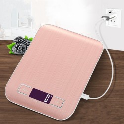 10000g/5000g/1g Electronic USB Charging Scale LCD Digital Food Scale Stainless Steel Weighing Scale Measuring Tools 10000g/5000g/1g Electronic USB Charging Scale LCD Digital Food Scale Stainless Steel Weighing Scale Measuring Tools