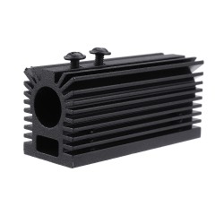 58x22x27mm Black 12mm Aluminum Heat Sink Groove Fixed Radiator Seat Cooling Heat Sink for 12mm Laser Diode Module 58x22x27mm Black 12mm Aluminum Heat Sink Groove Fixed Radiator Seat Cooling Heat Sink for 12mm Laser Diode Module
