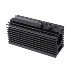 58x22x27mm Black 12mm Aluminum Heat Sink Groove Fixed Radiator Seat Cooling Heat Sink for 12mm Laser Diode Module 58x22x27mm Black 12mm Aluminum Heat Sink Groove Fixed Radiator Seat Cooling Heat Sink for 12mm Laser Diode Module