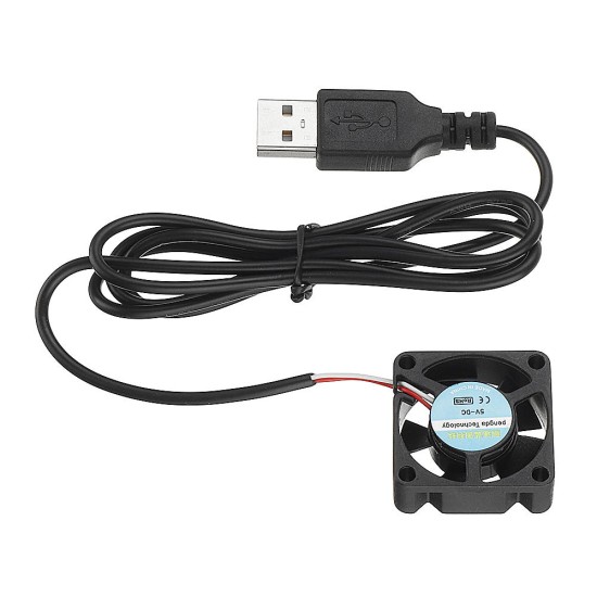 5V Power Supply Cooling Fan Radiator With USB Interface For Laser Module Heat Sink